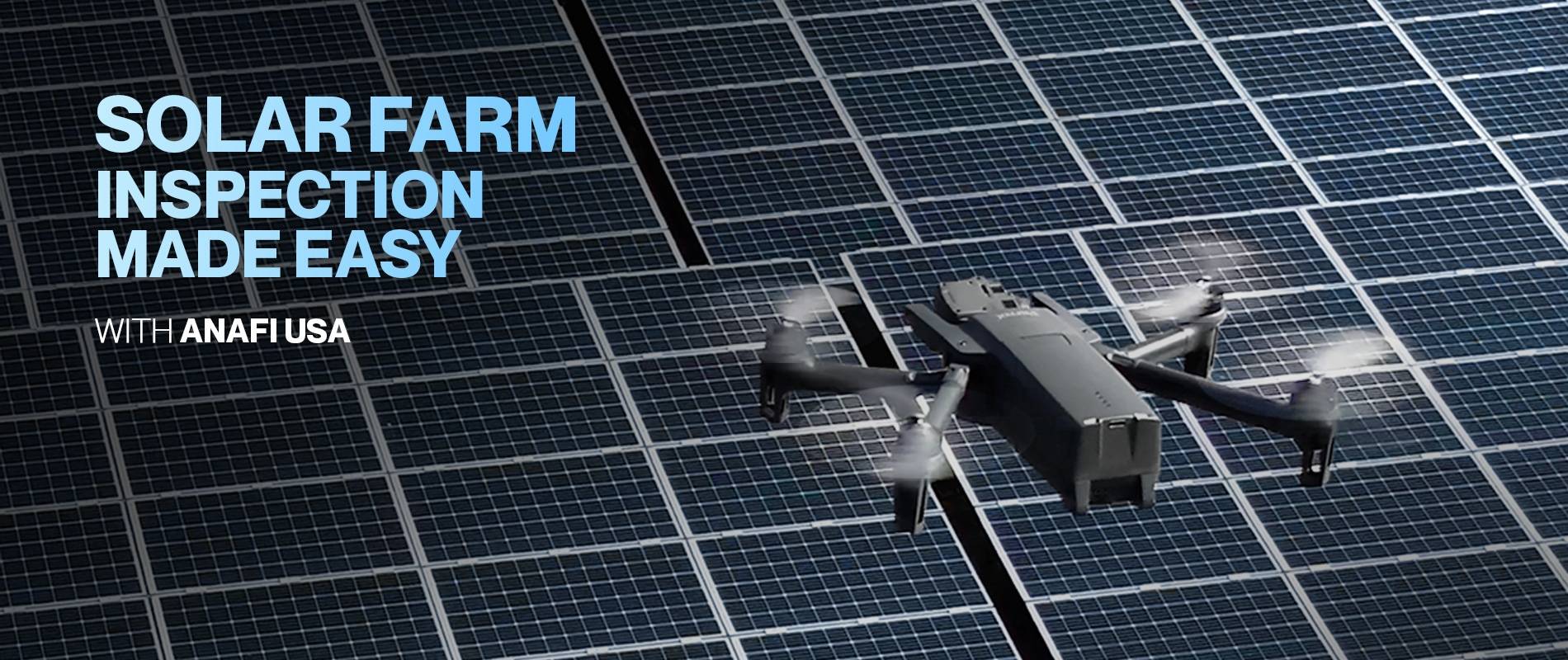 Anafi USA solar farm inspection