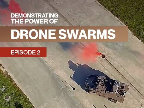 The power of drone swarms