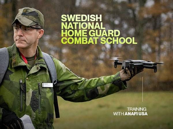 Swedish Home Guard training with ANAFI USA