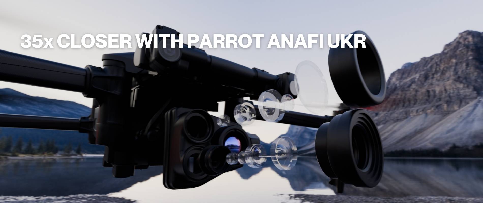 35x closer with Parrot ANAFI UKR