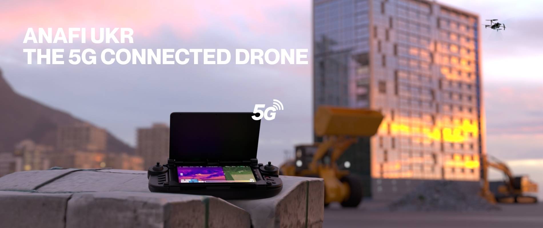 Parrot ANAFI UKR, the 5G connected drone, range without limits 