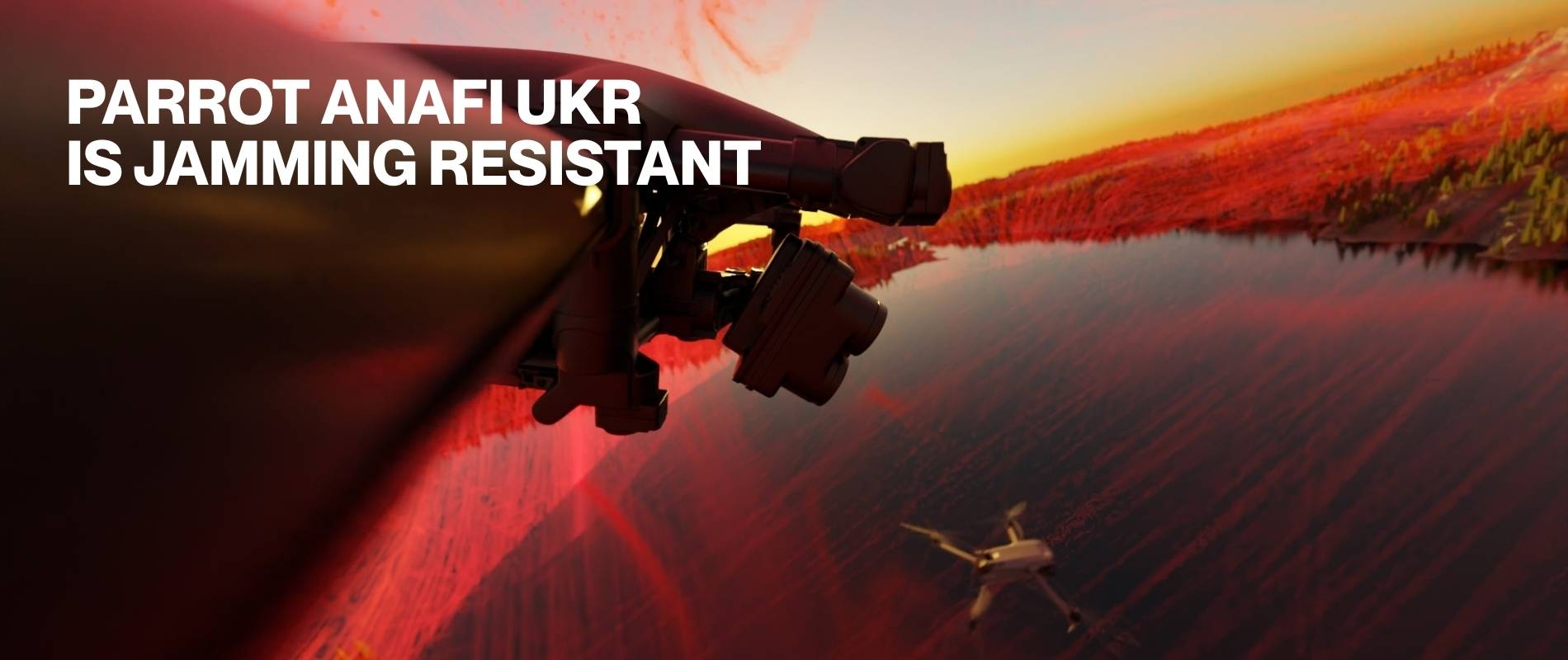 parrot ANAFI UKR is jamming resistant