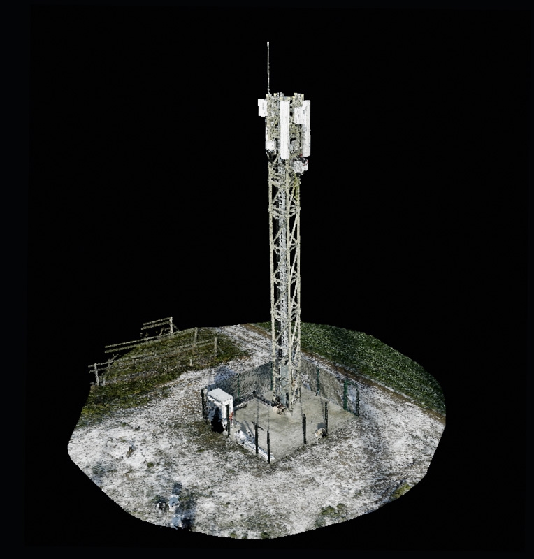 ANAFI Ai 3D model cell tower