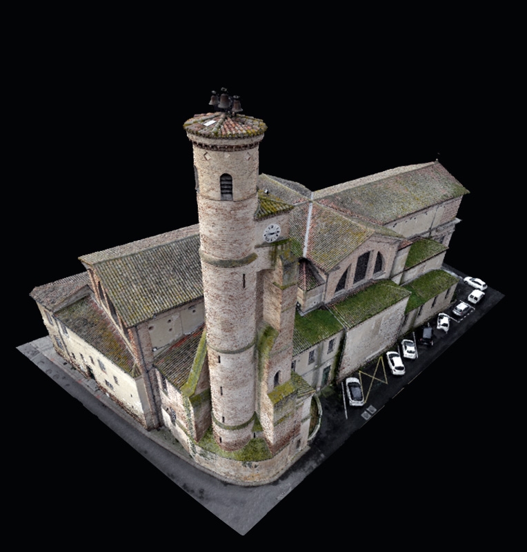 ANAFI Ai 3D model collegiate church