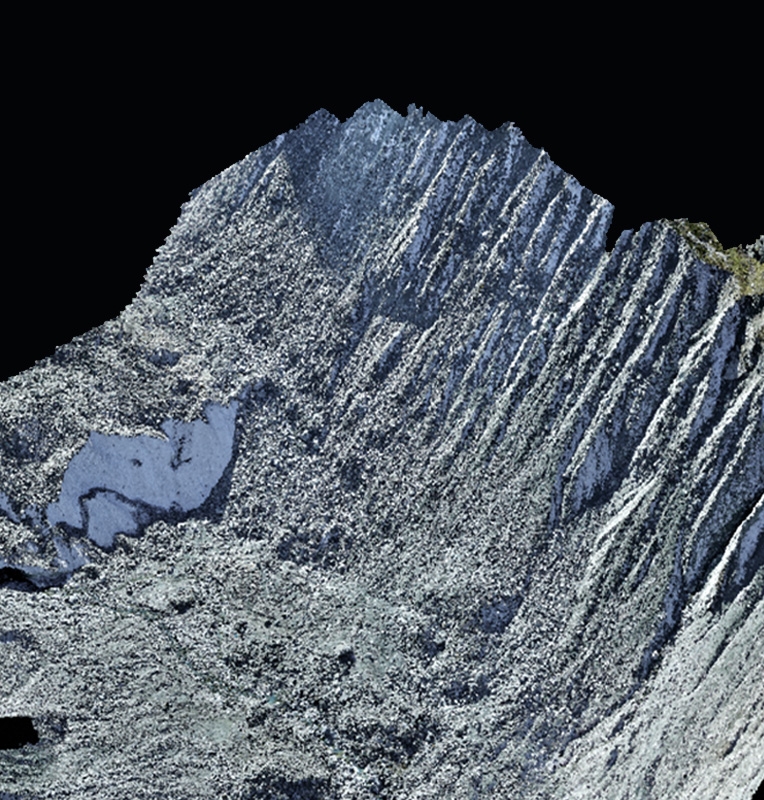 ANAFI Ai 3D model glacier