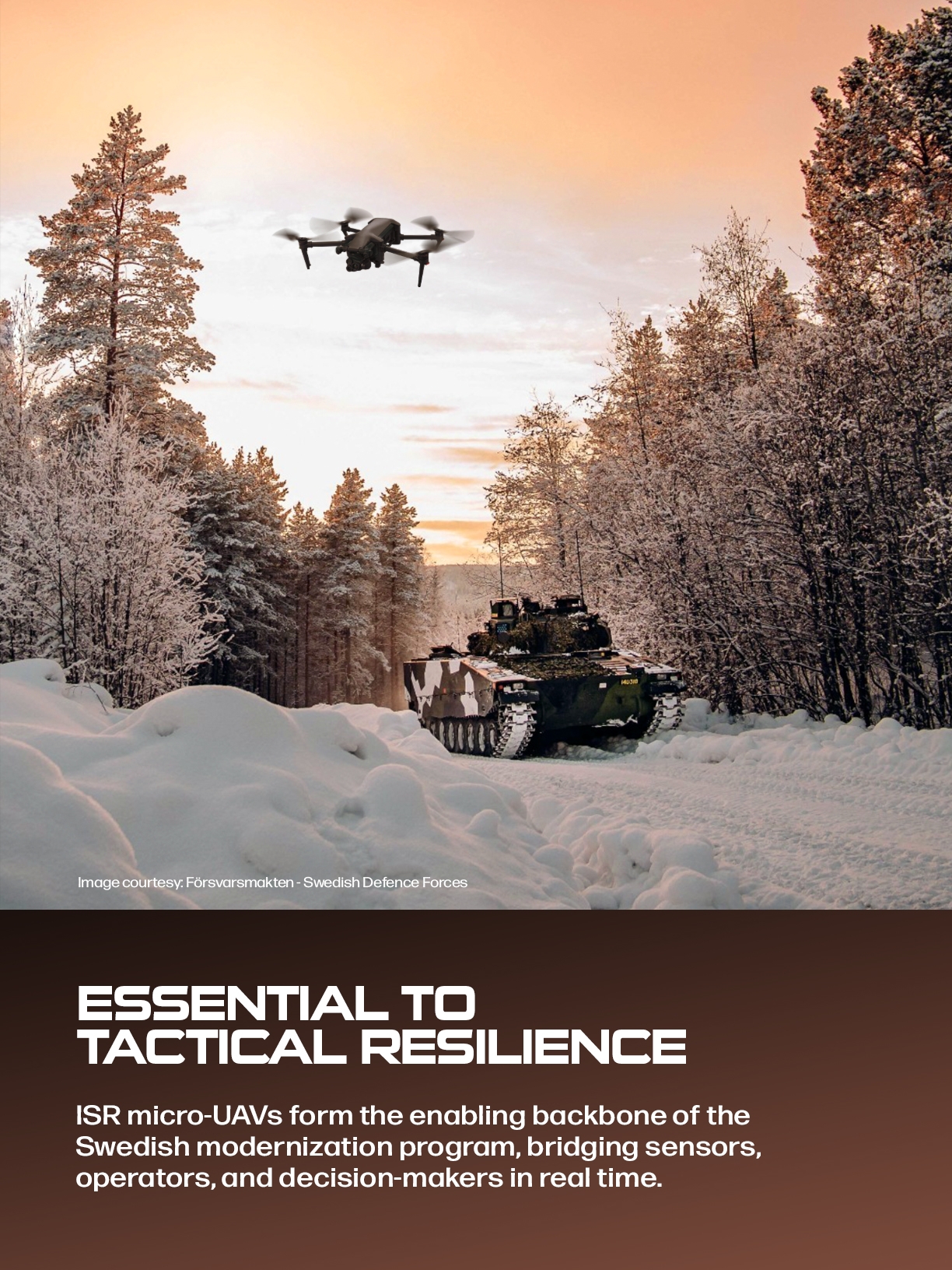 Swedish Defence: Accelerating unmanned tactical ISR | Parrot