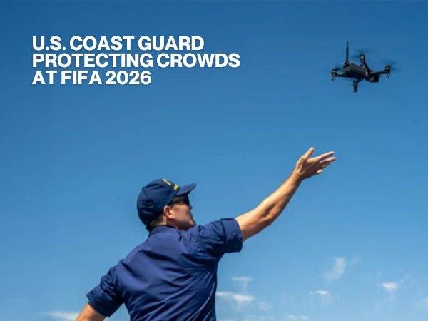 U.S. Coast Guard protecting crowds at FIFA 2026