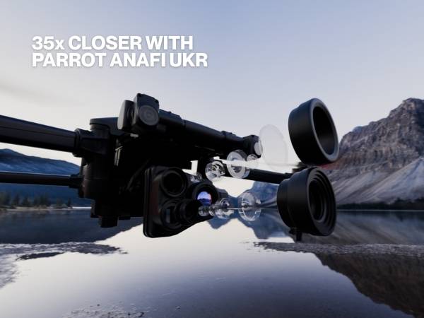 35x closer with Parrot ANAFI UKR
