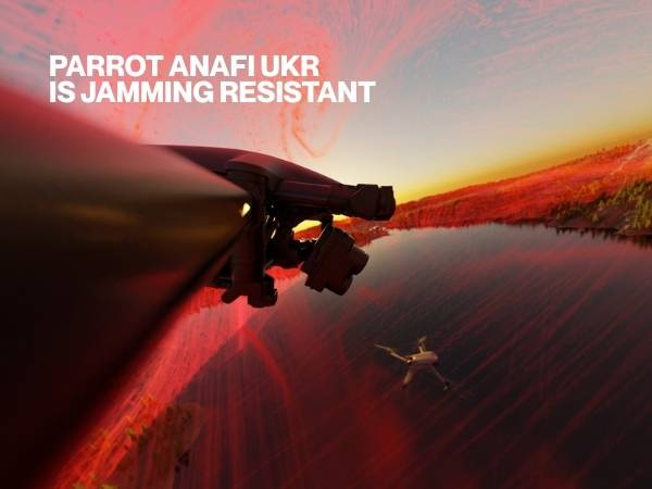 parrot ANAFI UKR is jamming resistant